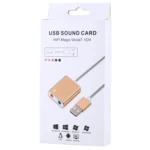 Aluminum Alloy Shell External USB Virtual 7.1 Channel Sound Card with 13cm Cable for PC Laptop - Image 5