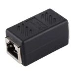 Crystal Network Straight Through Head-line Connector Pair Terminal Female to Double Head RJ45 Interface Extension Device - Image 2