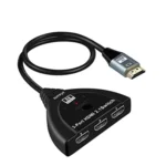 3 Port HDMI 8K Switcher Selector Box with Pigtail Cable - Image 2