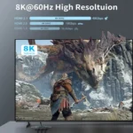 3 Port HDMI 8K Switcher Selector Box with Pigtail Cable - Image 4