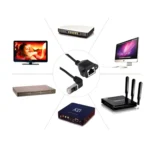 30cm RJ45 Male Bent Down to RJ45 Female LAN Extension Cable - Image 5