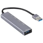 3019 4 x USB 3.0 to USB 3.0 Aluminum Alloy HUB Adapter with LED Indicator - Image 3