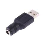 USB Male to 5.5 x 2.1mm Female Plug Adapter Connector - Image 3
