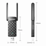 COMFAST CF-952AX V2 1800Mbps Dual Band Wireless Network Card WiFi6 USB Adapter - Image 3