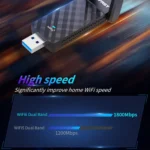 COMFAST CF-952AX V2 1800Mbps Dual Band Wireless Network Card WiFi6 USB Adapter - Image 8