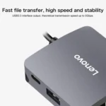 Lenovo C06 6 In 1 Type-C / USB-C to HDMI / VGA Universal Converter Docking Station - Image 5