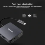 Lenovo C06 6 In 1 Type-C / USB-C to HDMI / VGA Universal Converter Docking Station - Image 9