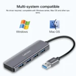 Lenovo U04 4 In 1 USB 3.0 Multi-port Converter Splitter Hub - Image 6