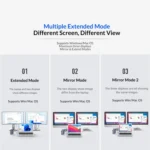ORICO CDH-15N-GY-BP 15 in 1 Type-C HUB Docking Station - Image 9