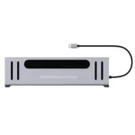 Onten 9199 12 in 1 USB-C / Type-C to USB-C / Type-C + TF / SD Card Slot + RJ45 + 3.5mm Audio + PD USB-C / Type-C Charging + 2 HDMI + 4 USB 3.0 Ports Multifunctional HUB Converter Docking Station - Image 2