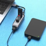 Onten 95118U 4 in 1 USB-C / Type-C to 4 USB 3.0 Ports Multifunctional HUB Converter Docking Station - Image 6