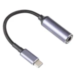 USB-C / Type-C Male to 7.9x0.9mm Female Nylon Braided Adapter Cable - Image 2