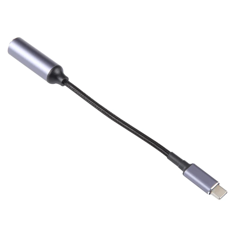 PC8547_2.webp USB-C / Type-C Male to 2.5x0.7mm Female Nylon Braided Adapter Cable - Image 3