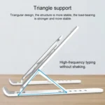 Laptop Stand Desktop Raise Bracket Cooling Base Lifting Holder Foldable - Image 3