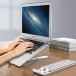 Laptop Stand Desktop Raise Bracket Cooling Base Lifting Holder Foldable - Image 9