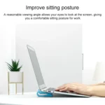 2 PCS Simple Notebook Computer Bracket Adjustable Height Increase Heat Dissipation Base Pad Holder - Image 5