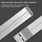 Portable Adjustable Laptop Stand Desktop Lifting Height Increase Rack Folding Heat Dissipation Holder, Style: Ordinary - Image 6