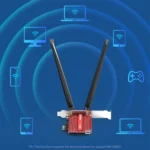 COMFAST CF-BE200 Pro 8774Mbps WiFi7 PCIE Wireless Network Adapter WiFi Receiver - Image 13