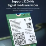 COMFAST CF-BE200-M WiFi7 BT5.4 Tri-Band Wireless Network Adapter M.2 Network WiFi Module - Image 12