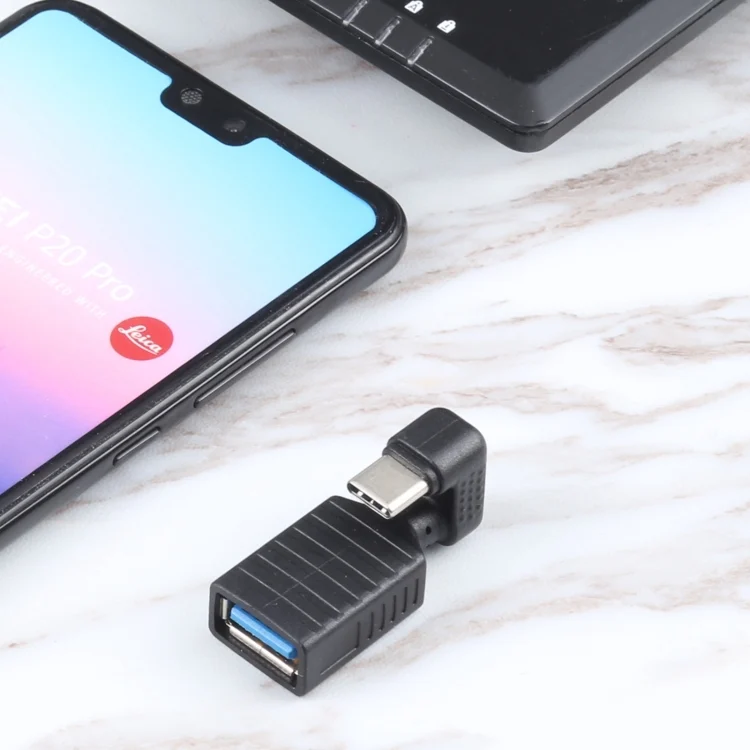 PC8710_4.webp USB-C / Type-C Male to USB 3.0 Female U-shaped Elbow OTG Adapter - Image 5