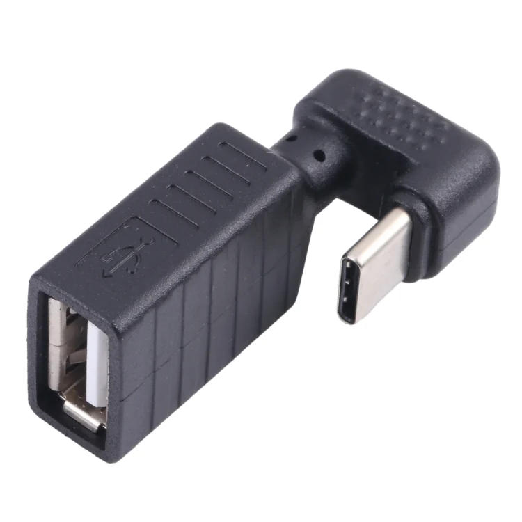 PC8713_1.webp USB-C / Type-C Male to USB 2.0 Female U-shaped Elbow OTG Adapter - Image 2