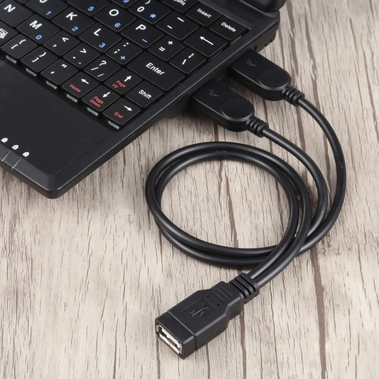 PC8729_3.webp USB Female to 2 USB Male Cable, Length: About 30cm - Image 4