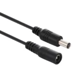 2m 22AWG 5.5 x 2.1mm Female to Male DC Power Supply Plug Extension Cable for Laptop - Image 2