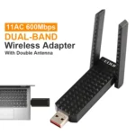 EDUP EP-AC1625 600Mbps 2.4G / 5.8GHz Dual Band Wireless 11AC USB 2.0 Adapter Network Card with 2 Antennas for Laptop / PC - Image 9