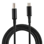 PD 100W 7.4 x 0.6mm Male to USB-C / Type-C Male Nylon Weave Power Charge Cable for Dell, Cable Length: 1.7m - Image 2