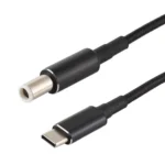 PD 100W 7.4 x 0.6mm Male to USB-C / Type-C Male Nylon Weave Power Charge Cable for Dell, Cable Length: 1.7m - Image 3
