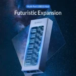 ORICO AT2U3-13AB-GY-BP 13 Ports USB 3.0 HUB with Individual Switches & Blue LED Indicator, US Plug - Image 4