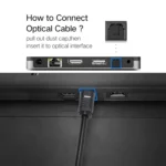 2m OD4.0mm Toslink Male to 3.5mm Mini Toslink Male Digital Optical Audio Cable - Image 4