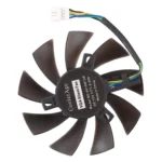 T129215SU 4 Pin Two Ball-Bearing Replace Cooling Fan for MSI Gigabyte GTX 1060 RX 480 460 570 580 R9 290X RX 550 Card Cooler Fan, Diameter: 85mm - Image 2