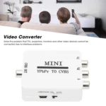 Mini YPBPR to CVBS Video Converter Component AV Adapter for TV / Projector / Monitor - Image 6