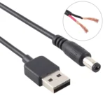 3A USB to 5.5 x 2.1mm DC Power Plug Cable, Length: 1m - Image 3