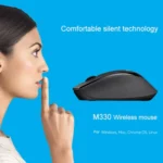 Logitech M330 Wireless Optical Mute Mouse with Micro USB Receiver - Image 9