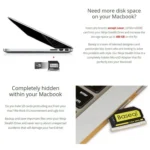 BASEQI Hidden Aluminum Alloy High Speed SD Card Case for Dell XPS 15.6 inch (9560 / 9570) Laptop - Image 4