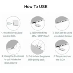 BASEQI Hidden Aluminum Alloy High Speed SD Card Case for Dell Precision M5510 Laptop - Image 9