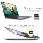 BASEQI Hidden Aluminum Alloy High Speed SD Card Case for Dell XPS 15.6 inch (9550) Laptop - Image 4