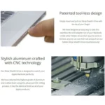 BASEQI Hidden Aluminum Alloy High Speed SD Card Case for Dell Inspiron 14 5455 Laptop - Image 5