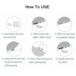 BASEQI Hidden Aluminum Alloy SD Card Case for Lenovo Ideapad 320S Laptop - Image 7