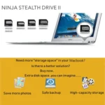 BASEQI 503ASV Hidden Aluminum Alloy SD Card Case for Macbook Pro Retina 15 inch (Mid-2012 to Early 2013) Laptops - Image 5