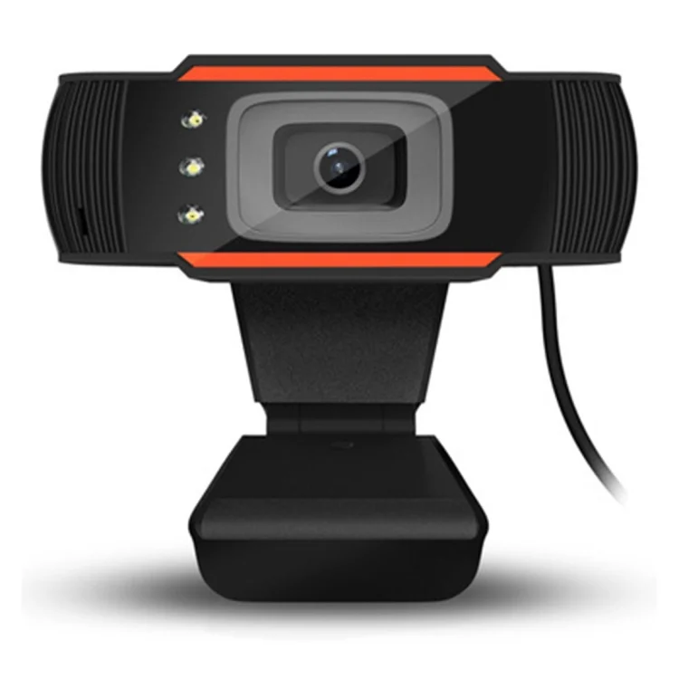 PC9520_1.webp A870C3 480P Webcam USB Plug Computer Web Camera with Sound Absorption Microphone & 3 LEDs, Cable Length: 1.4m - Image 2