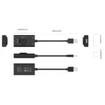 ORICO SC2 Multi-function USB External Driver-free Sound Card with 2 x Headset Ports & 1 x Microphone Port & Volume Adjustment - Image 5