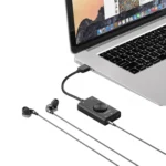 ORICO SC2 Multi-function USB External Driver-free Sound Card with 2 x Headset Ports & 1 x Microphone Port & Volume Adjustment - Image 6