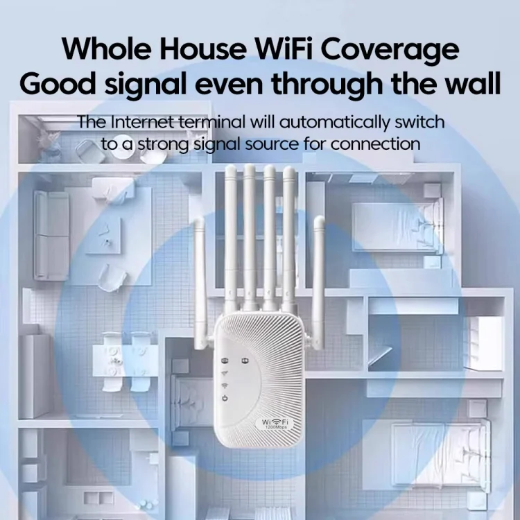 PC9713_B7.webp SM-011 Six-antenna 1200M Repeater WiFi Wireless Router - Image 8