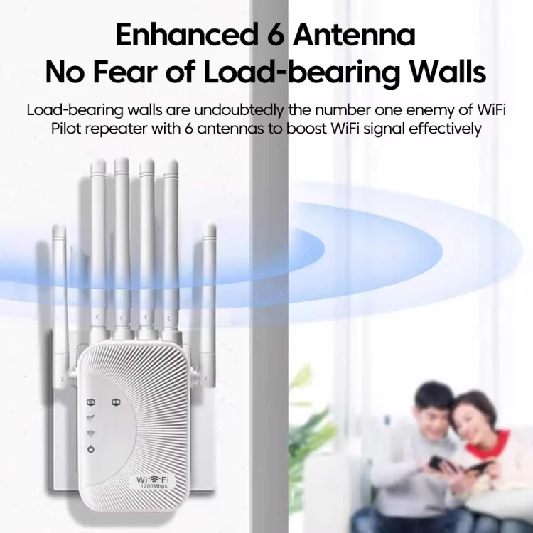 PC9713_B8.webp SM-011 Six-antenna 1200M Repeater WiFi Wireless Router - Image 9