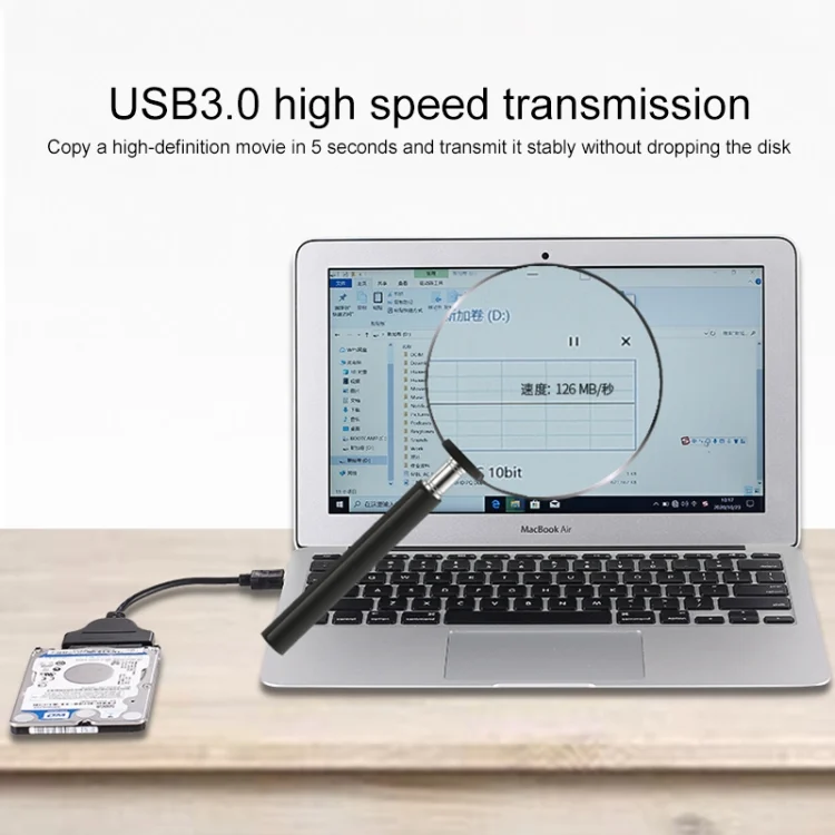 PC9744_4.webp USB 3.0 to SATA 6G USB Easy Drive Cable, Cable Length: 15cm - Image 5