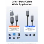 ORICO AXM2-G2-GY-BP M.2 NVMe SSD Enclosure with Silicone Protective Case & Type-C Cable - Image 8