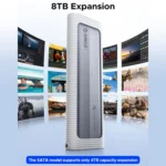 ORICO AXM2-G2-V1-GY-BP M.2 NVMe SSD Enclosure with Silicone Protective Case & Type-C+USB Cable - Image 7